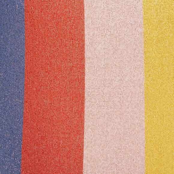 ANTHROPOLOGIE SOLID & STRIPED Anne-Marie One-Piece Swimsuit Purple Yellow Red L - Picture 4 of 9